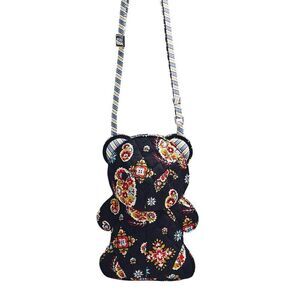 Vera Bradley x Anthro Classic Bear Crossbody Bag Diamond Patchwork Northstar New